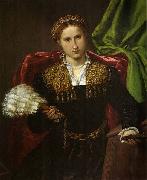 Portrat der Laura da Pola, Gemahlin des Febo da Brescia.